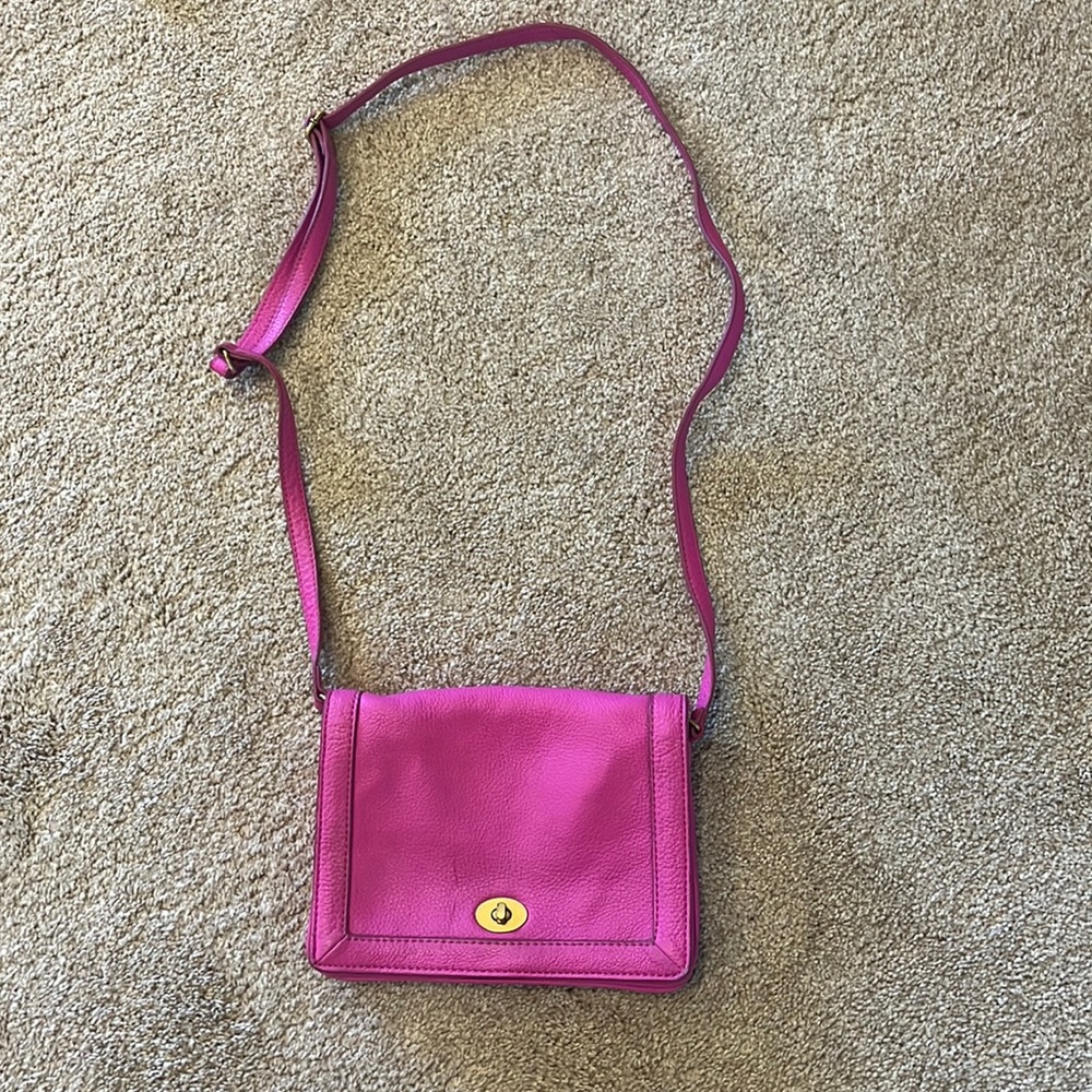 J.Crew Crossbody Leather Purse - like new!